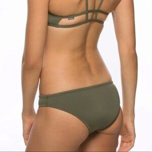 Jolyn Andy Bikini bottom Army Green Small Swimsuit Swim Surf Training NWT Small